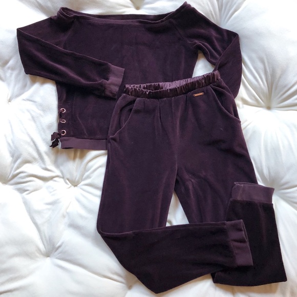 river island velour tracksuit